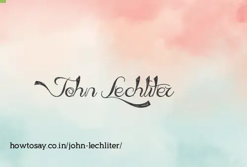 John Lechliter