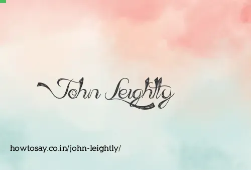 John Leightly