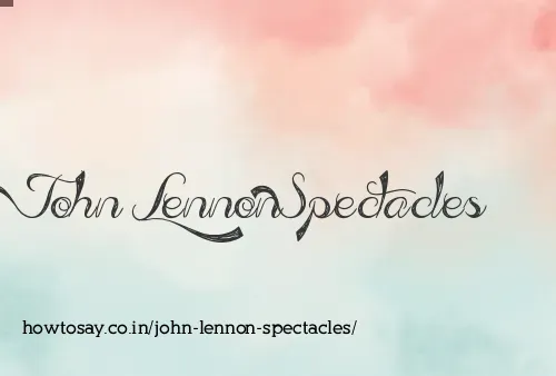 John Lennon Spectacles
