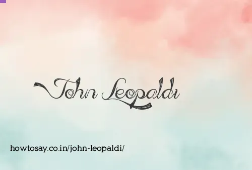 John Leopaldi