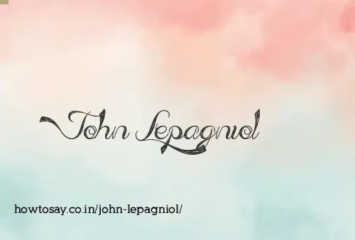 John Lepagniol