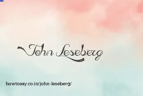 John Leseberg