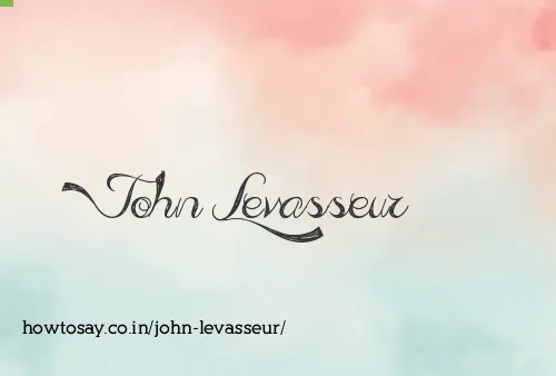 John Levasseur