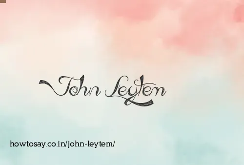 John Leytem