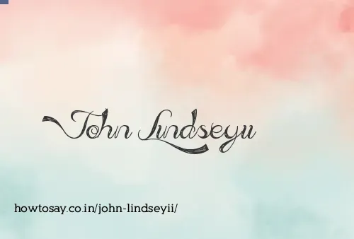 John Lindseyii