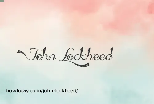 John Lockheed