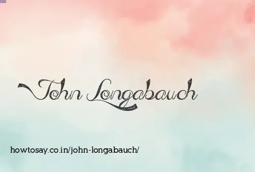 John Longabauch