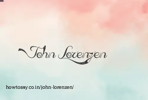 John Lorenzen