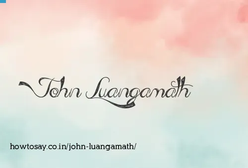 John Luangamath