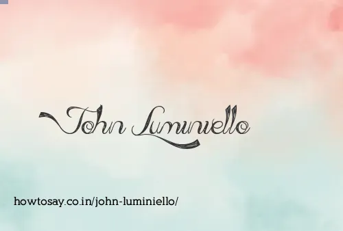 John Luminiello