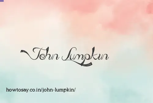 John Lumpkin