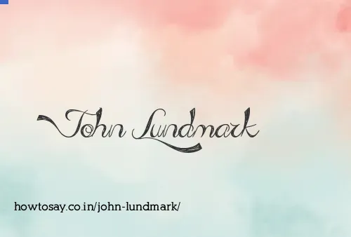 John Lundmark