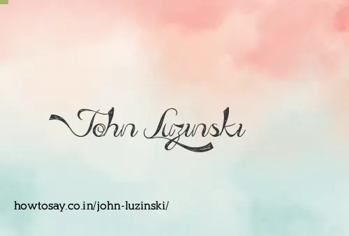 John Luzinski
