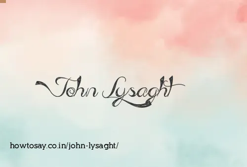 John Lysaght