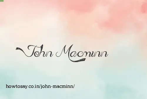 John Macminn
