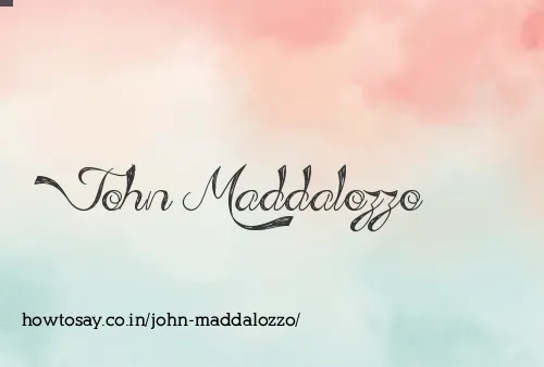 John Maddalozzo