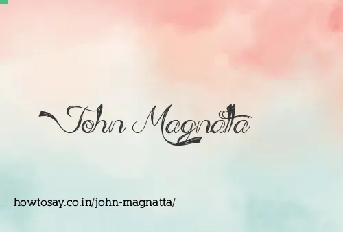 John Magnatta