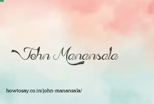 John Manansala