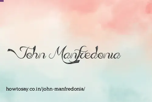 John Manfredonia