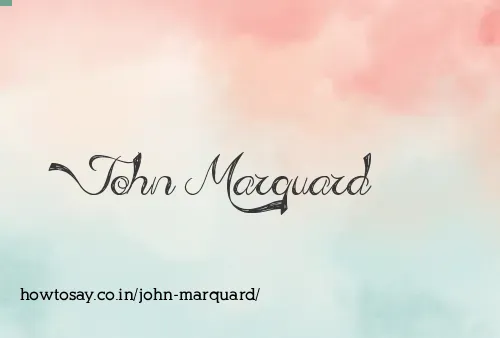 John Marquard