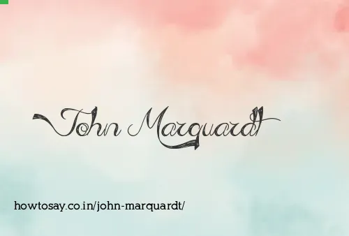 John Marquardt