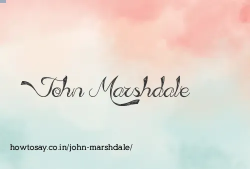 John Marshdale