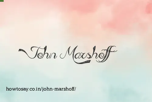 John Marshoff