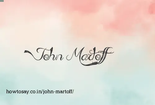 John Martoff