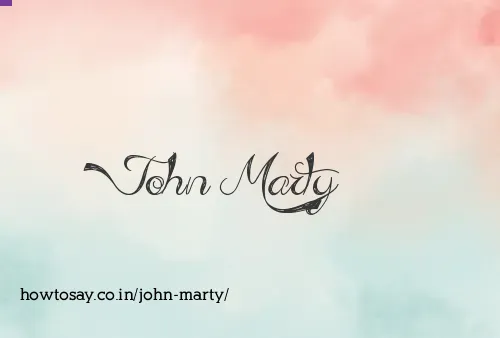 John Marty