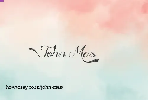 John Mas