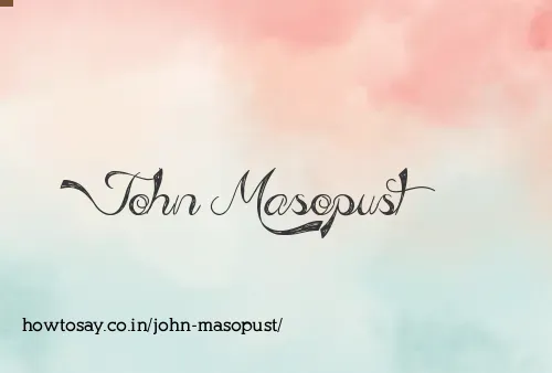 John Masopust