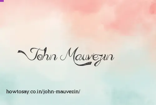 John Mauvezin