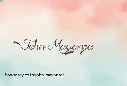 John Mayanza