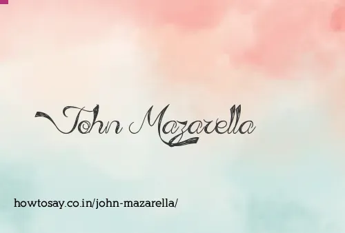 John Mazarella