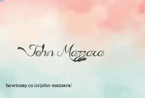 John Mazzara