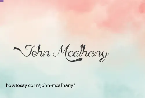 John Mcalhany