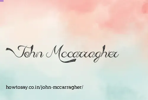 John Mccarragher