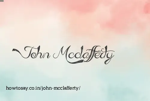 John Mcclafferty
