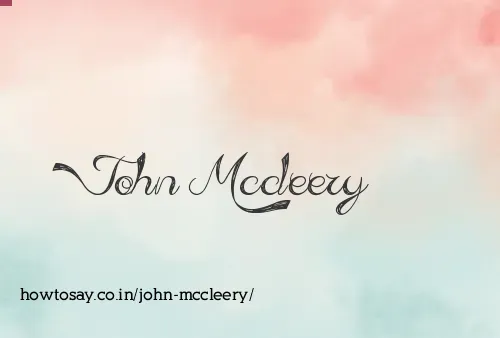John Mccleery