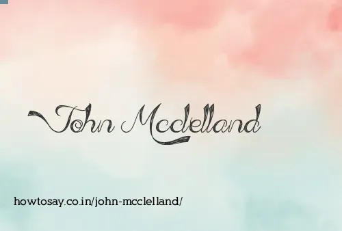 John Mcclelland