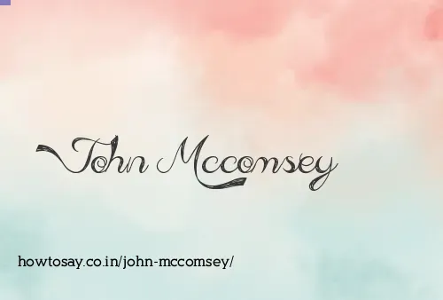 John Mccomsey