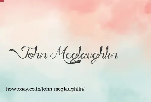 John Mcglaughlin