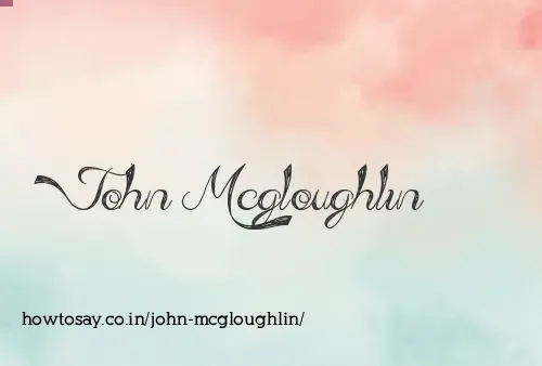 John Mcgloughlin