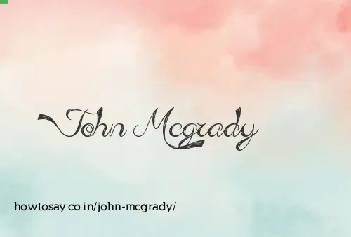 John Mcgrady