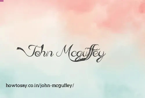John Mcguffey