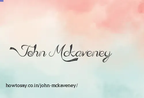 John Mckaveney