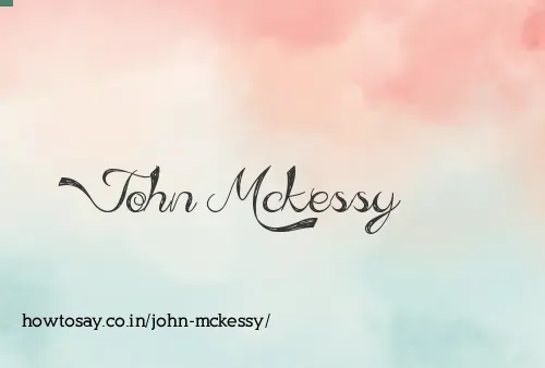 John Mckessy
