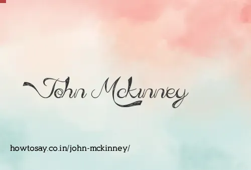 John Mckinney