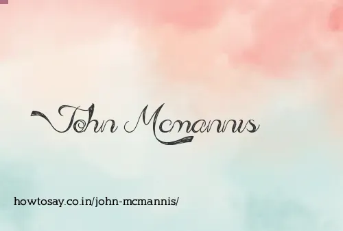 John Mcmannis