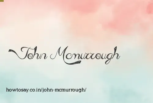 John Mcmurrough